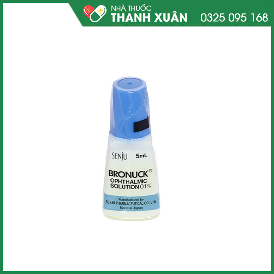 Bronuck 0.1% thuốc điều trị viêm sau phẫu thuật đục thủy tinh thể